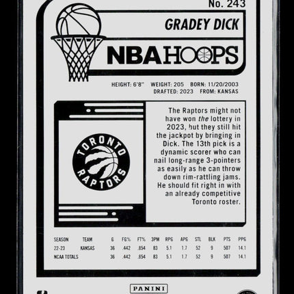 2023 Panini NBA Hoops Gradey Dick #243 RC
