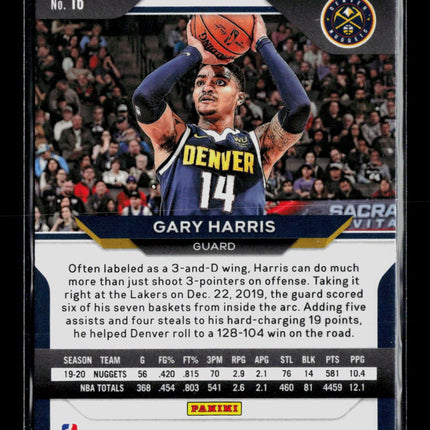 2021 Panini Prizm Gary Harris #16 Fast Break