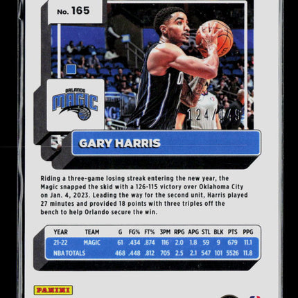 2023 Panini Donruss Optic Gary Harris #165 Lime Green /149