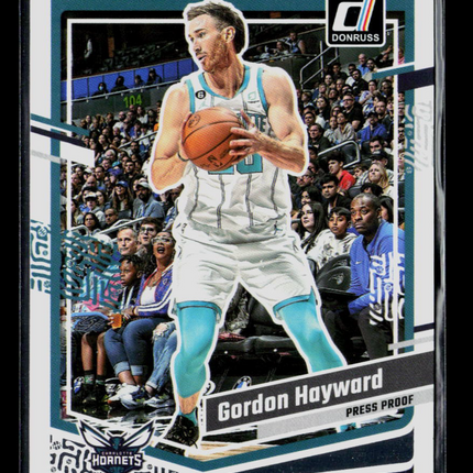 2023 Donruss Gordon Hayward #34 Press Proof