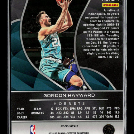 2022 Panini Spectra Gordon Hayward #94