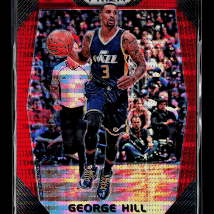 2017 Panini Prizm George Hill #23 Red Pulsar 09/25