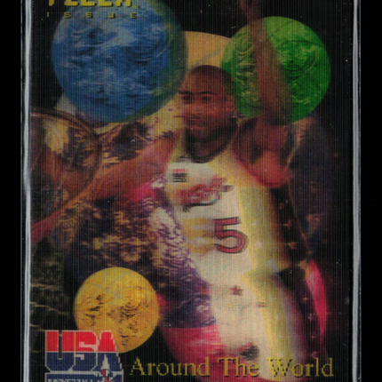 1996 Fleer USA Basketball Around The World Grant Hill #42