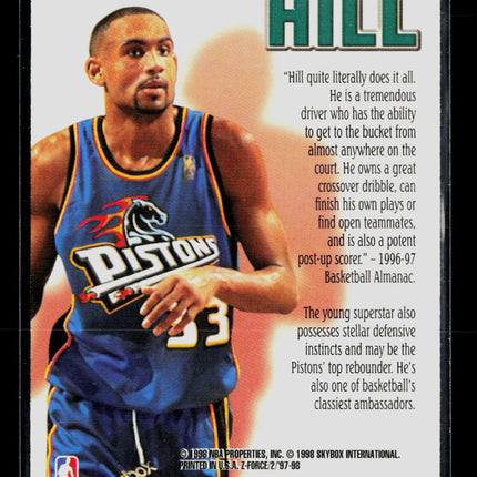 1998 SkyBox Z-Force Zupermen Grant Hill #193