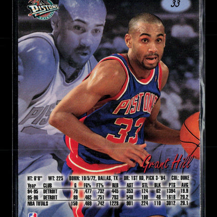 1996 Fleer Ultra Grant Hill #33