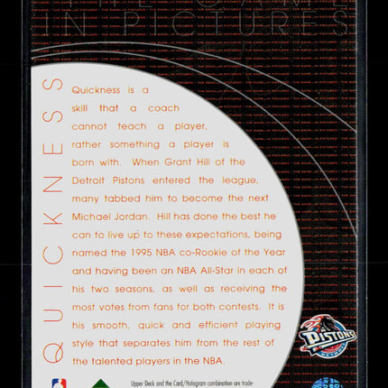 1996 Upper Deck Grant Hill #174