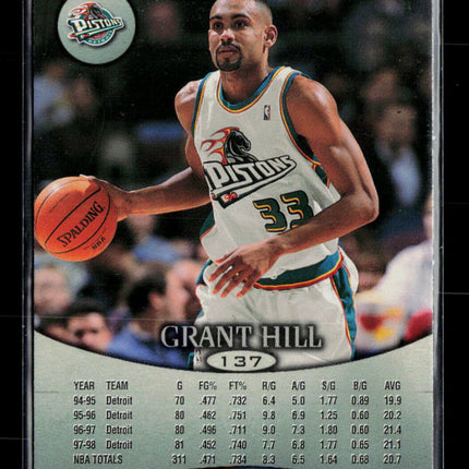 1999 SkyBox Molten Metal Grant Hill #137