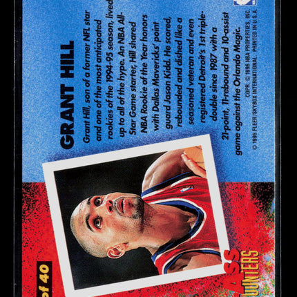 1996 Fleer Class Encounters Grant Hill #3