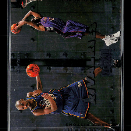 2000 SkyBox Metal Universe Rivalries Grant Hill Vince Carter #9 of 15 R