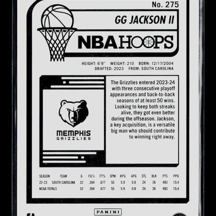 2023 Panini NBA Hoops GG Jackson II #275 RC