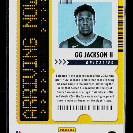 2023 Panini Hoops Arriving Now GG Jackson II #11 Holo