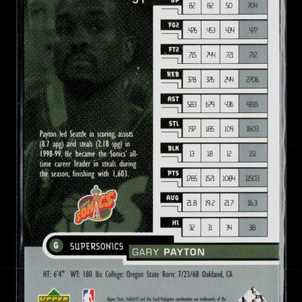 1999 Upper Deck HoloGrFX Gary Payton #51
