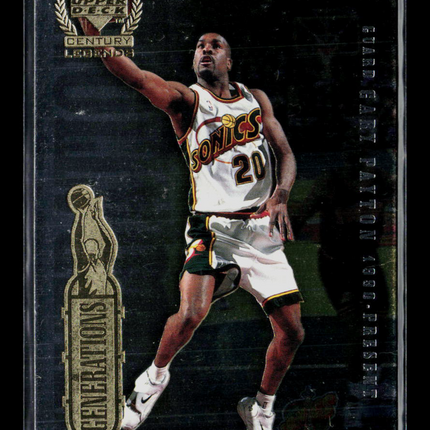 1999 Upper Deck Century Legends Generations Gary Payton Isiah Thomas Insert