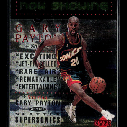 1999 Upper Deck Now Showing Gary Payton #NS25