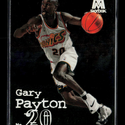 1999 SkyBox Molten Metal Heavy Metal Gary Payton #118