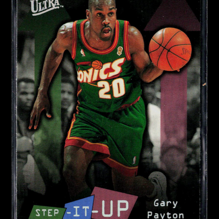 1997 Fleer Ultra Step-It-Up Gary Payton #283