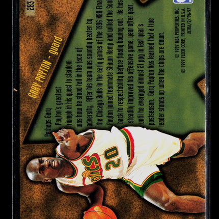 1997 Fleer Ultra Step-It-Up Gary Payton #283