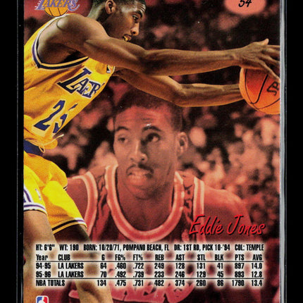 1996 Fleer Ultra Eddie Jones #54