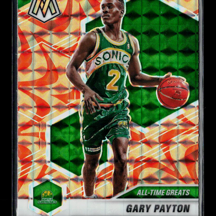 2021 Panini Mosaic Gary Payton #291 Orange