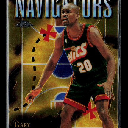 1999 Topps Chrome Navigators Gary Payton #SB2