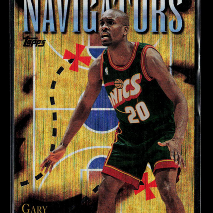 1998 Topps Navigators Gary Payton #N1