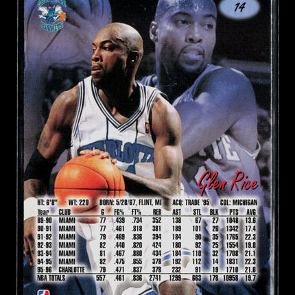 1996 Fleer Ultra Glen Rice #14