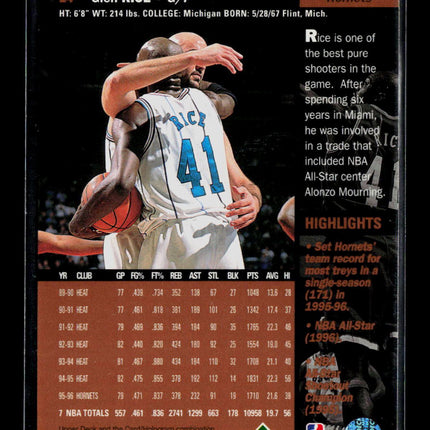 1996 Upper Deck Glen Rice #14