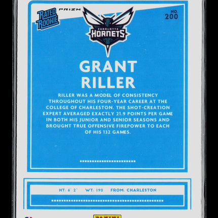 2021 Panini Donruss Optic Grant Riller #200 Blue Velocity
