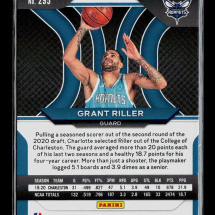 2021 Panini Prizm Grant Riller #295 RC Silver