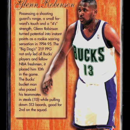 1995 Flair Hardwood Leader Glenn Robinson #15