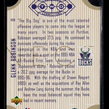 1996 Upper Deck Fastbreak Connections Glenn Robinson #FB26