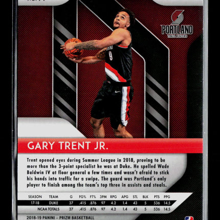 2018 Panini Prizm Gary Trent Jr. #71 RC