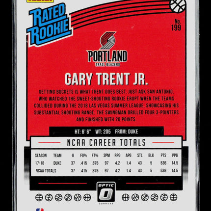 2019 Panini Donruss Optic Gary Trent Jr. #199