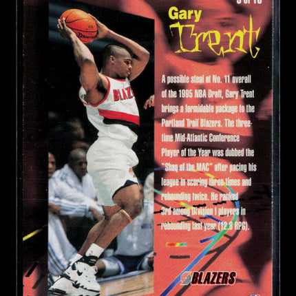 1996 Fleer Metal Hot Prospects Gary Trent #9 of 10 Rookie Phenom