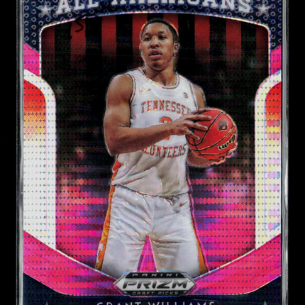 2019 Panini Prizm Draft Picks Grant Williams #22 Pink Pulsar