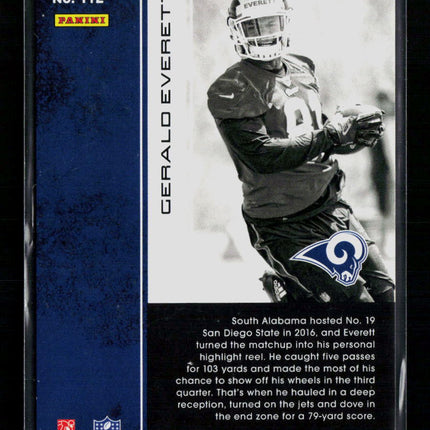 2017 Donruss Elite Gerald Everett #112 278/499 RC