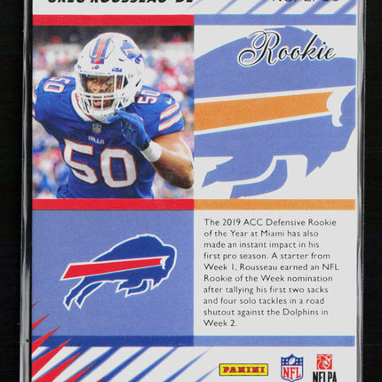 2022 Panini Limited Football Greg Rousseau #LI-90