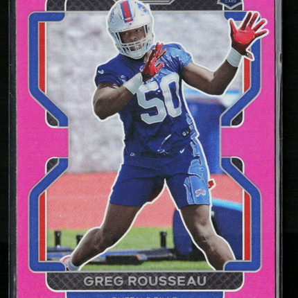 2021 Panini Prizm Greg Rousseau #434 Pink RC