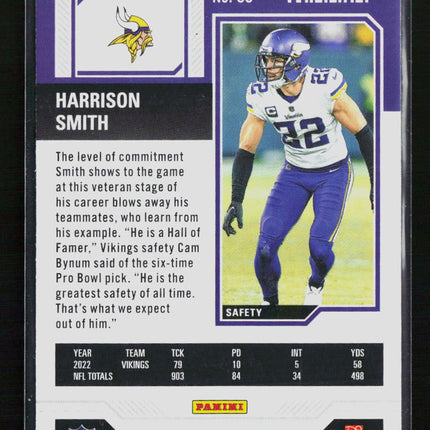 2023 Panini Contenders Football Harrison Smith #66