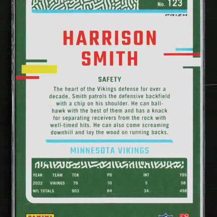 2023 Panini Donruss Optic Harrison Smith #123 Prizm
