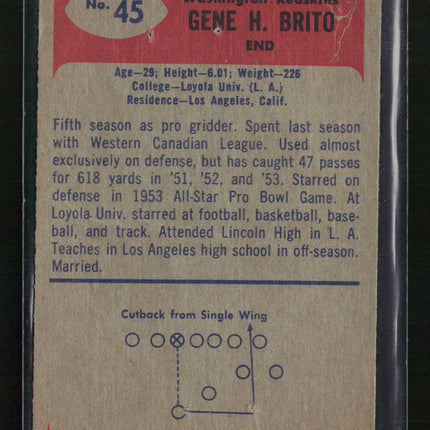 1955 Bowman Gene Brito #45