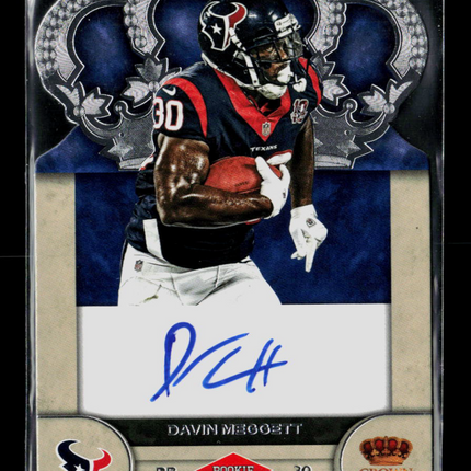 2012 Panini Crown Royale Davin Meggett #25 Auto