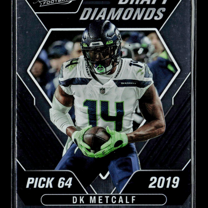 2022 Panini Absolute Draft Diamonds DK Metcalf #DD-13