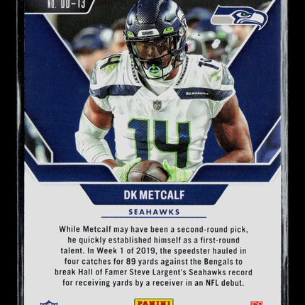 2022 Panini Absolute Draft Diamonds DK Metcalf #DD-13