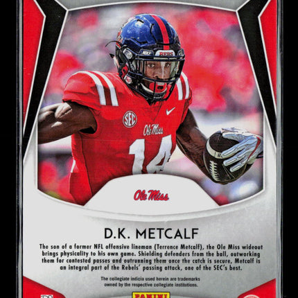 2019 Panini Prizm Draft Picks D.K. Metcalf #133 RC Silver