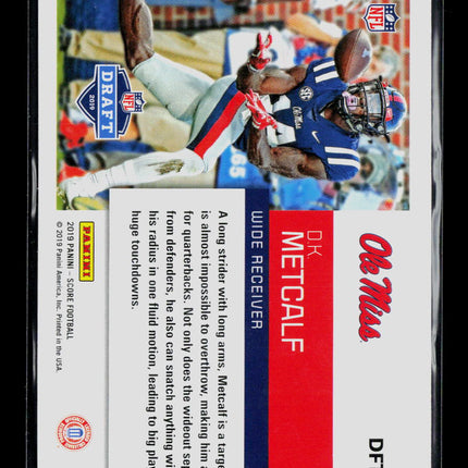2019 Panini Score D.K. Metcalf #DFT-15