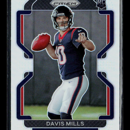 2021 Panini Prizm Football Davis Mills #V-352 Silver
