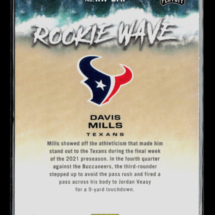 2021 Panini Playoff Rookie Wave Davis Mills #RW-DMI RC