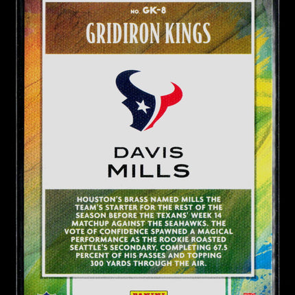 2022 Panini Chronicles Gridiron Kings Davis Mills #GK-8