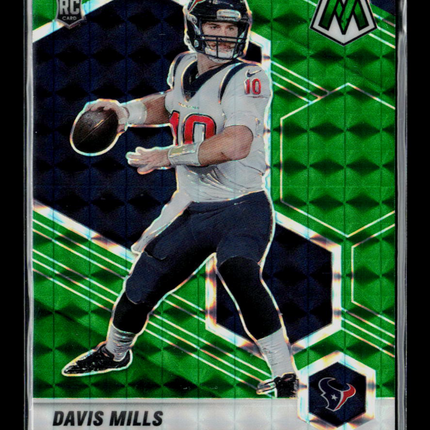 2021 Panini Mosaic Football Davis Mills #322 Green RC